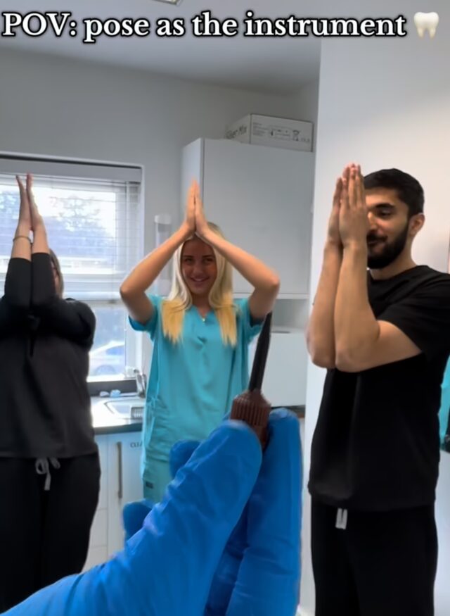 Pose as the instrument - dentistry edition