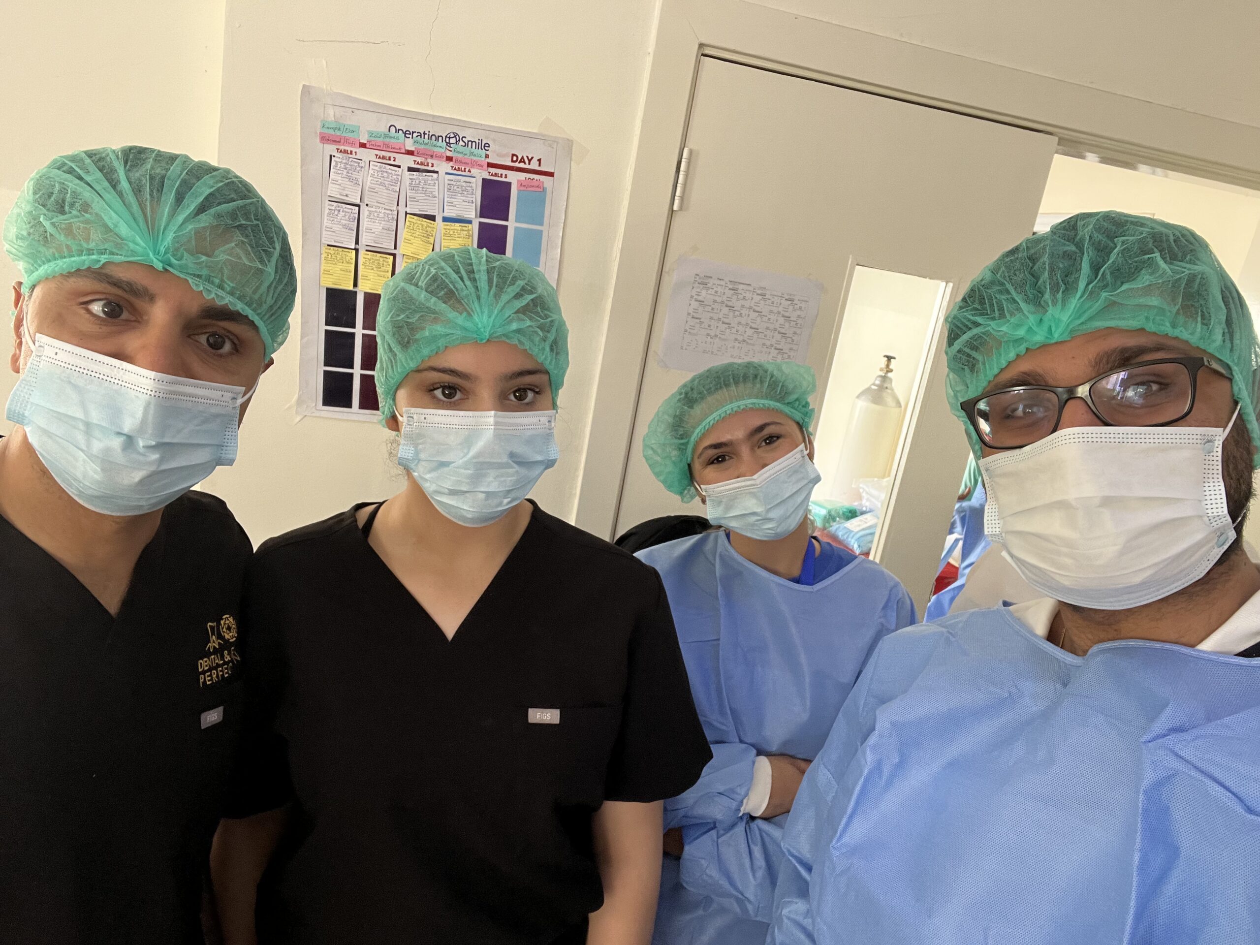 Ready for the Operation Smile programme.