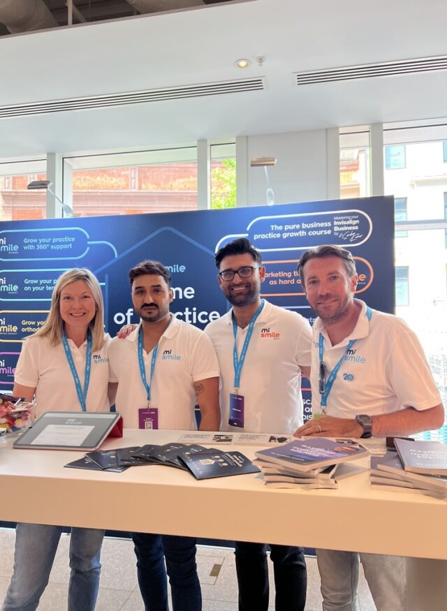 Rahil and the MiSmile team at Invisalign Live