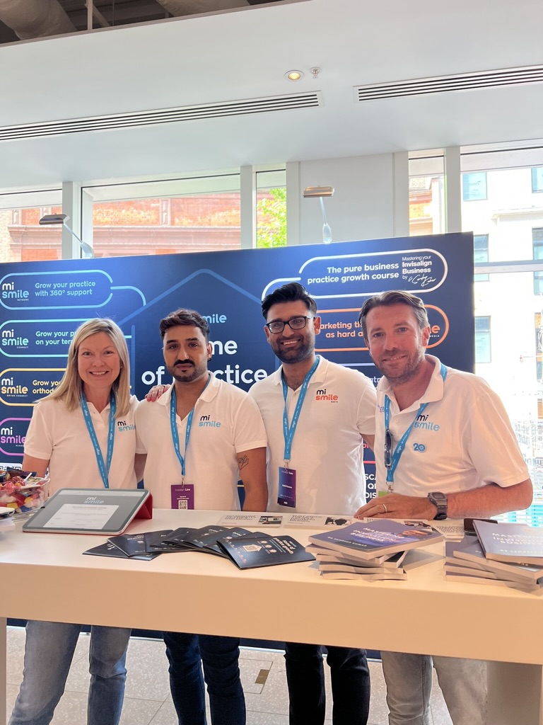 Rahil and the MiSmile team at Invisalign Live
