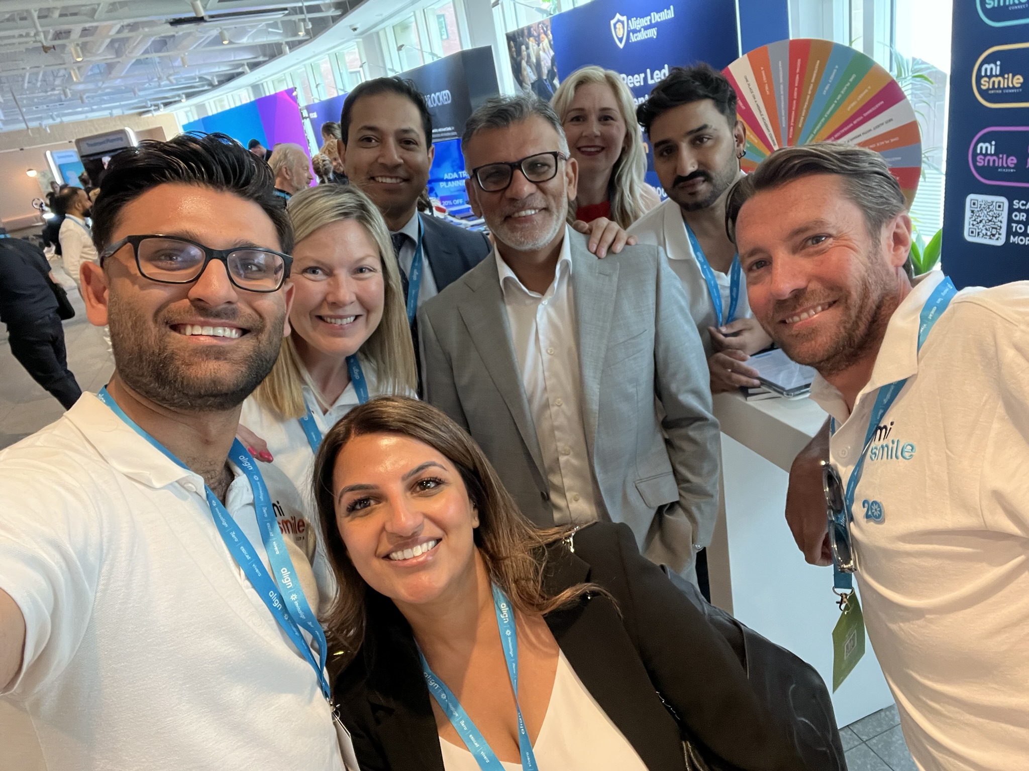 MiSmile team selfie at Invisalign Live