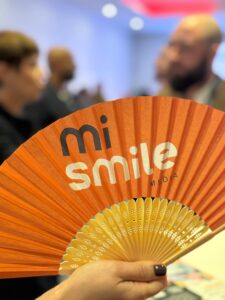 MiSmile Media branded fan