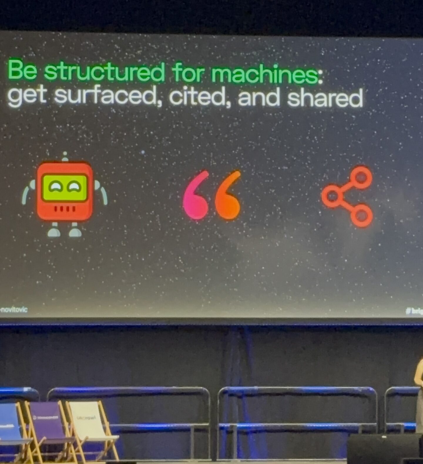 Be structured for machines