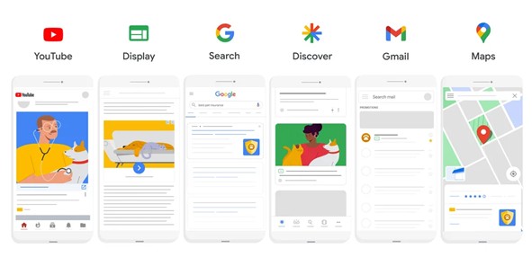 Google: Where ads can appear with Performance Max