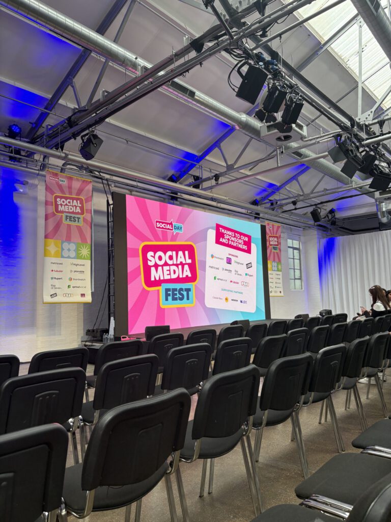 Conference room at Social Media Fest