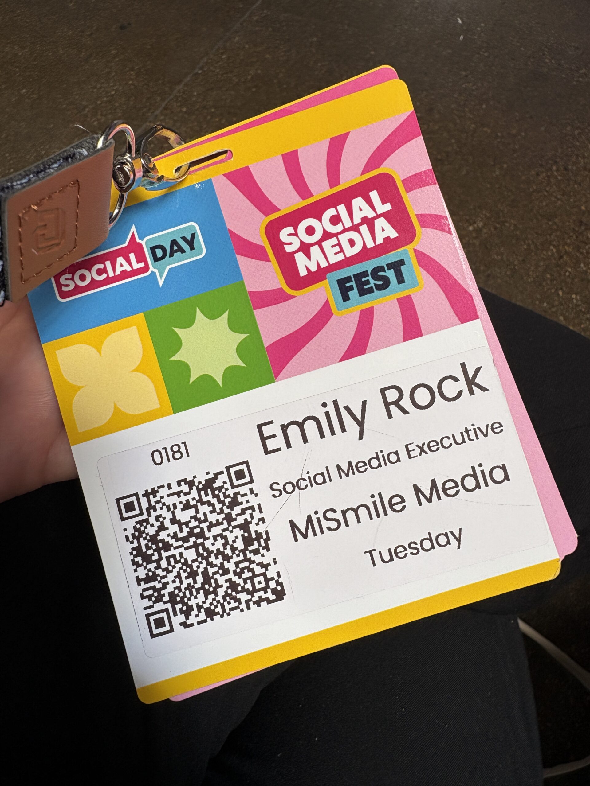 Social Media Fest badge for MiSmile Media